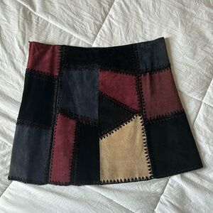 Zara patchwork skirt
